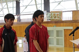 男子一位　芳賀俊平くん