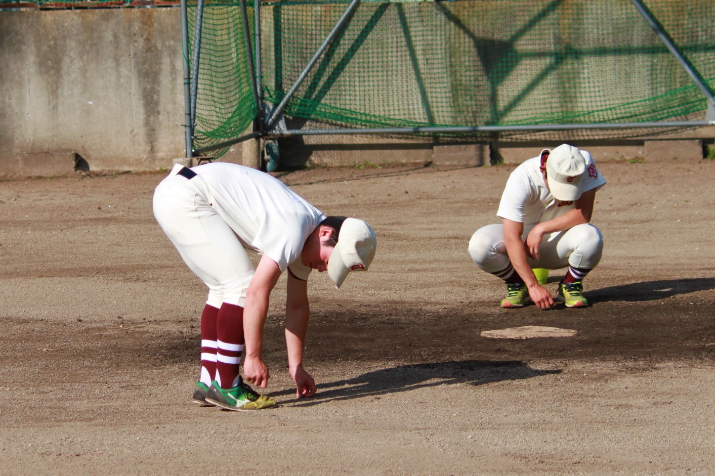 手作業で行いました